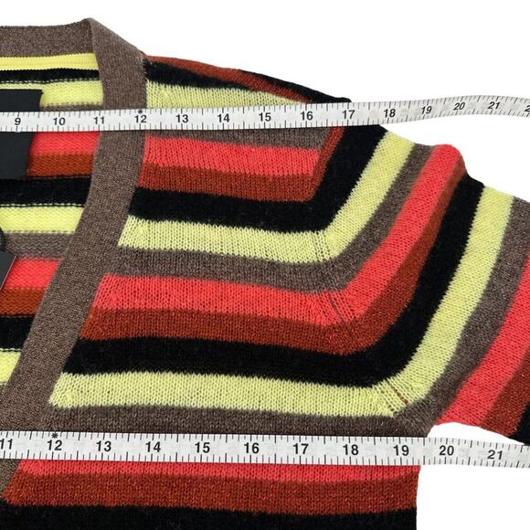 LE SUPERBE Boyfriend Sweater in Bright Stripe S - Picture 9 of 11